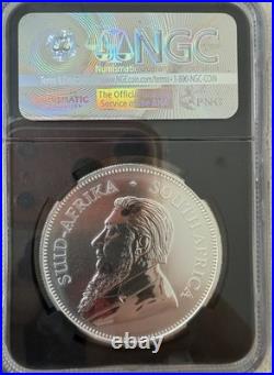 2017 South Africa Silver $1 Rand 50th Anniversary Early Release SP70 NGC + COA