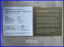 2017 South Africa Silver $1 Rand 50th Anniversary Early Release SP70 NGC + COA