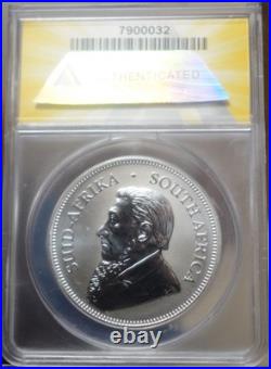 2017 South Africa Silver Krugerrand 50th Anniv Anacs Ms69dcam (1) 2017 South Africa Silver Krugerrand 50th Anniv Anacs Ms69dcam (1)