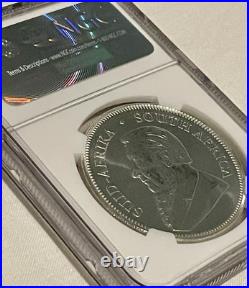 2017 South Africa Silver Krugerrand First Releases NGC SP70 50th Anniversary COA