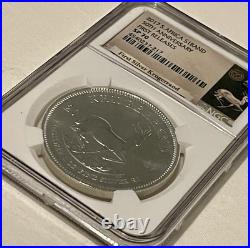 2017 South Africa Silver Krugerrand First Releases NGC SP70 50th Anniversary COA