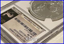 2017 South Africa Silver Krugerrand First Releases NGC SP70 50th Anniversary COA