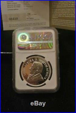 2017 South Africa Silver Krugerrand Ngc Proof 70