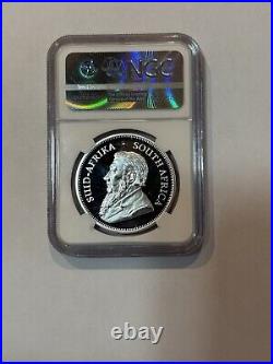 2017 South African 1 oz Silver Krugerrand 50th Anniversary PF69 Ultra Cameo