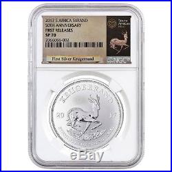 2017 South African Silver Krugerrand NGC SP-70 First Releases White Core