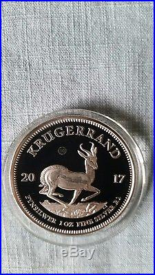 2017 silver PROOF Krugerrand. 15,000 Mintage. All Original Mint Packaging