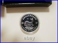2017 south africa silver proof 1oz krugerrand coin