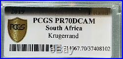 2018/2019 Silver Krugerrand Set PCGS PR70 TUMI Signed MS70 Great Wall Privy