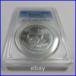 2018 PCGS MS70 South Africa 1 oz Silver Krugerrand 1 Rand Coin #60549A