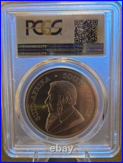 2018 PCGS MS70 South Africa Great Wall Privy Krugerrand 1oz Silver