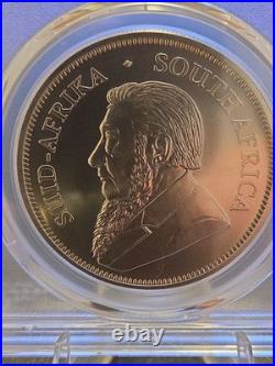 2018 PCGS MS70 South Africa Great Wall Privy Krugerrand 1oz Silver