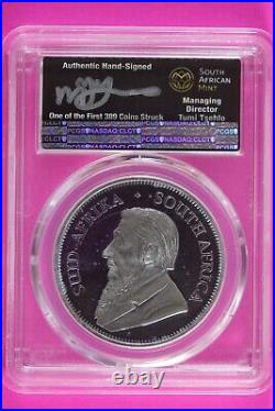 2018 PR 70 South Africa Krugarand 1 OZ Silver Coin PCGS Graded Authentic 527