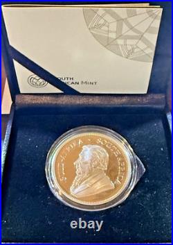 2018 SILVER SOUTH AFRICA PROOF KRUGERRAND 1 OZ COIN with BOX & COA
