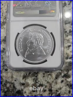 2018 S. Africa 1 oz Silver Krugerrand 1R NGC PF 70 First Releases Est. Value$225