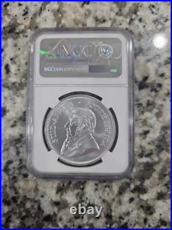 2018 S. Africa 1 oz Silver Krugerrand 1R NGC PF 70 First Releases Est. Value$225