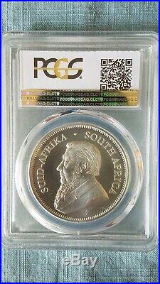 2018 Silver Krugerrand PCGS MS70 Great Wall Privy ONLY Minted for Beijing Show