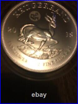 2018 Silver Krugerrand Privy Mark Of The Great Wall Of China