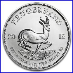 2018 South Africa 1 oz Silver Krugerrand (MD Premier Single)