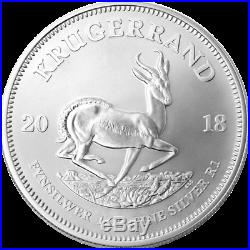 2018 South Africa 1 oz Silver Krugerrand Proof Mintage Only 15k with COA 11098&9