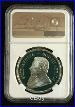 2018 South Africa 1oz PROOF Silver Krugerrand NGC PF70 UC with Full OGP COA# 926