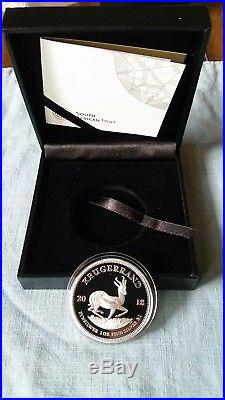 2018 South Africa 1oz Silver PROOF Krugerrand Only 15,000 Minted (Box & COA)