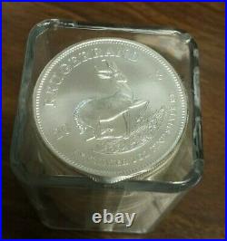 2018 South Africa Krugerrand 1 Oz Silver Coin X 10 PCGS Gem BU First Day Issue