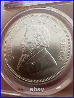 2018 South Africa Krugerrand 1 Rand 1 oz Silver PCGS MS70 First Day of Issue
