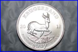 2018 South Africa Krugerrand 1 oz. 999 Fine Silver 1 OZ SILVER Coin 1 Ounce B