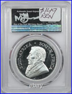 2018 South Africa Krugerrand Proof 1oz Silver Coin, PCGS PR69DCAM Shield Label