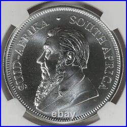 2018 South Africa Silver 1 Rand. NGC MS70