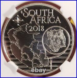 2018 South Africa Silver 2 Rand Ngc Pf70 Waterberg Biosphere Vulture