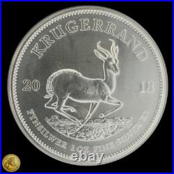 2018 South Africa Silver Krugerand PCGS MS70 First Week Struck -E1444