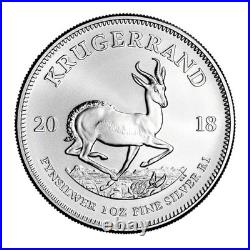 2018 South Africa Silver Krugerrand 1 oz 1 Rand