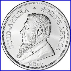 2018 South Africa Silver Krugerrand 1 oz 1 Rand BU Five 5 Coins