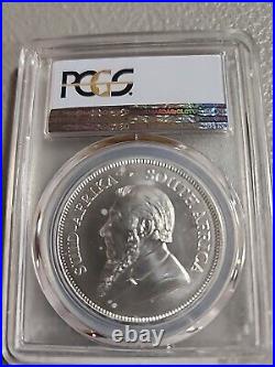 2018 South Africa Silver Krugerrand 1 oz 1 Rand MS69 PCGS First Strike