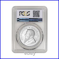 2018 South Africa Silver Krugerrand 1 oz 1 Rand MS70 PCGS First Strike