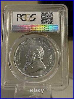 2018 South Africa Silver Krugerrand 1 oz 1 Rand MS70 PCGS First Week Strike