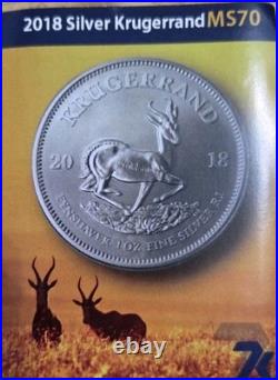 2018 South African Krugerrand First Week Struck MS70 PCGS? 7K Series