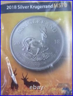 2018 South African Krugerrand First Week Struck MS70 PCGS? 7K Series