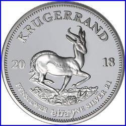 2018 ZA Silver Keugerand 2018 South Africa 1 Oz Silver Krugerrand Proof $1 Proo