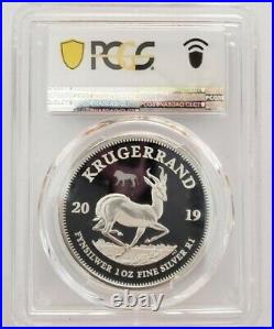 2019 1R South Africa Krugerrand silfer proof PCGS69 with privy Lion