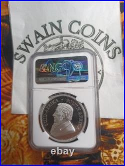 2019 1oz Silver Krugerrand PF70 NGC EO101