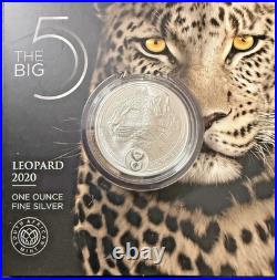 2019-2021 Big Five Series I South Africa 5 Rand 5 1oz Silver Coin Set Bu Coa Ogp