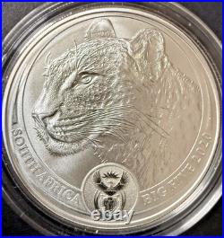 2019-2021 Big Five Series I South Africa 5 Rand 5 1oz Silver Coin Set Bu Coa Ogp