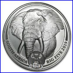 2019 Elephant South Africa Big Five 1 oz. Silver PF70UC FR MICRO-MTG! TINY-POP