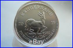 2019, Krugerrand 1oz bullion coins x Ten ounces 10x 1 oz 999 Silver
