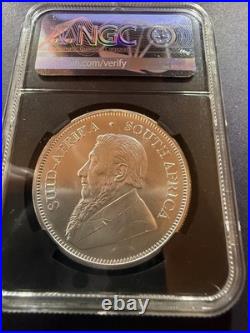 2019 Krugerrand Gem Proof Silver Coin signed by Tumi Tsehlo FDOI