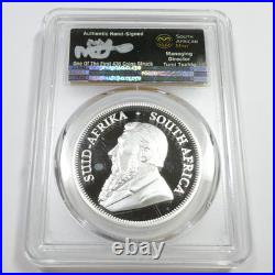 2019 PCGS PR70 DCAM South Africa 1 oz Silver Krugerrand 1 Rand Coin #58177A