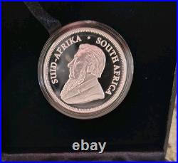 2019 PROOF KRUGERRAND with Big 5 LION PRIVY 1 oz SILVER Series I. Mintage 1000