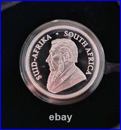 2019 PROOF KRUGERRAND with Big 5 LION PRIVY 1 oz SILVER Series I. Mintage 1000